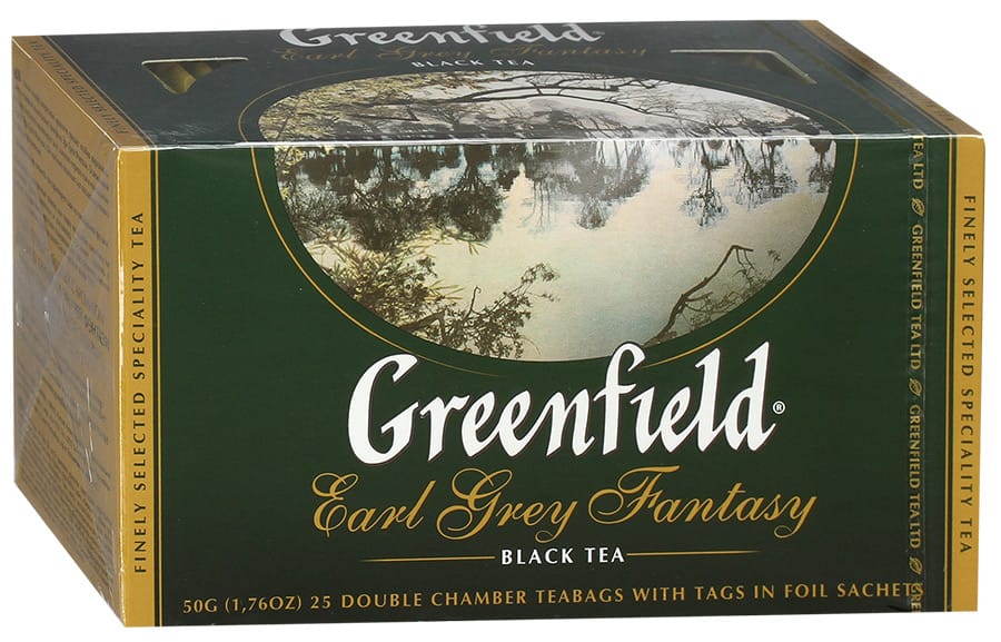 Черный крупнолистовой цейлонский чай Greenfield Earl Grey Fantasy