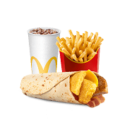 Большой ролл на завтрак с McCombo Big French Fries