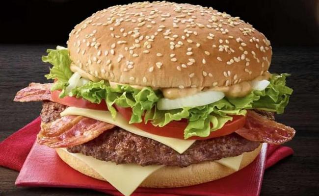 Большой вкусный гамбургер в домашних условиях