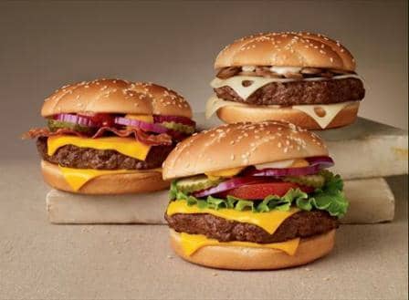 сколько калорий в двойном чизбургере McDonald's