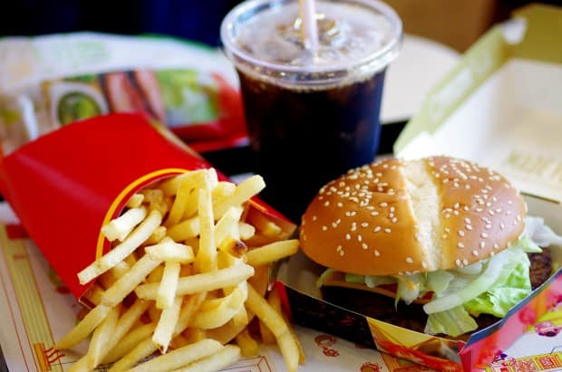 Таблица калорийности McDonald's
